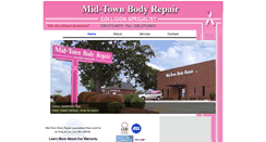 Desktop Screenshot of midtownbodyrepair.com